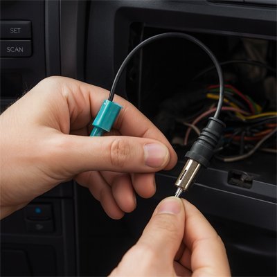 Adaptateur pour antenne autoradio | Universel - carcockpit